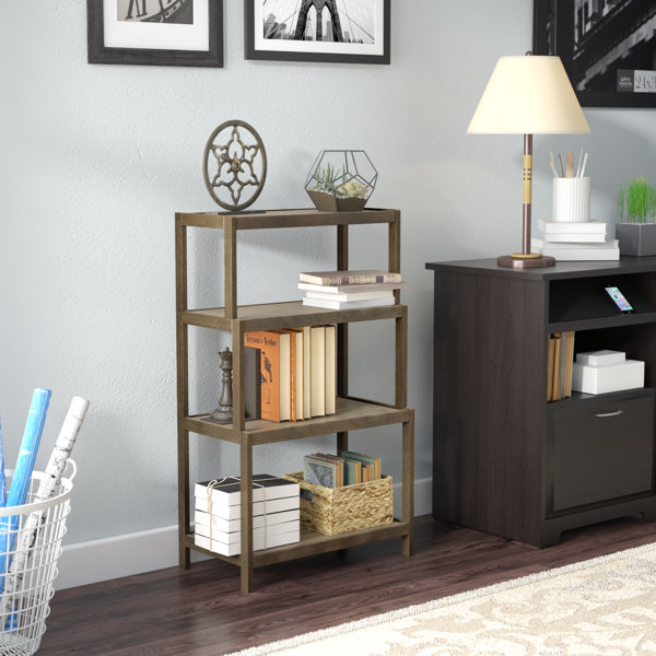 Isetta 4-Tier Stepback Standard Bookcase by Charlton Home