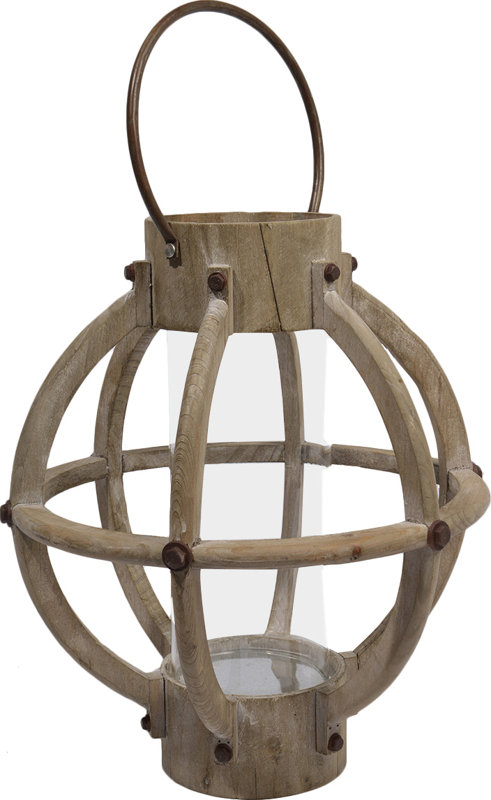 Seaside Treasures Glass Hurricane #rusticdecor #lantern #hurricane