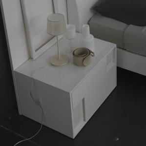 Nightfly 2 Drawer Nightstand by Rossetto USA