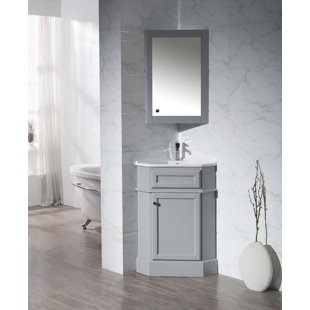 Corner Bathroom Vanities You Ll Love Wayfair Corner Bathroom Vanities