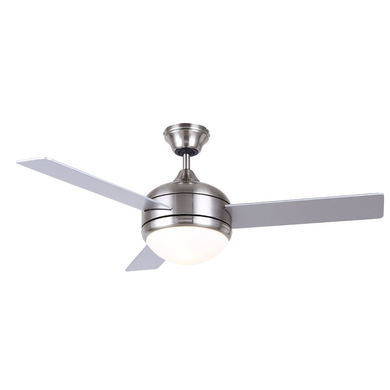 48 Dennis 3 Blade Ceiling Fan With Remote Light Kit Included
