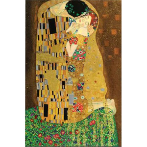 'The Kiss' by Gustav Klimt Painting Print on Wrapped Canvas