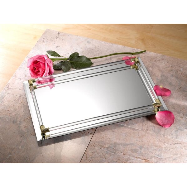 mirrored perfume tray