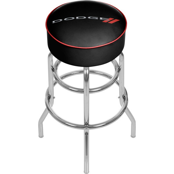 Dodge Logo 31 Swivel Bar Stool by Trademark Global