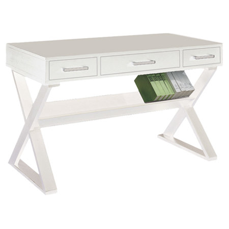 Wildon Home Bicknell 3 Drawer Writing Desk Reviews Wayfair Bicknell 3 Drawer Writing Desk