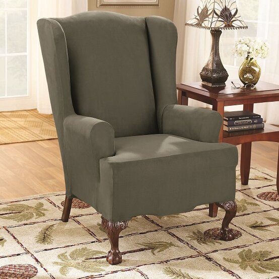 T-Cushion Wingback Slipcover By Sure Fit