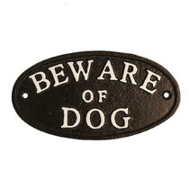 Beware Of Attack Dachshund Rustic Sign SignMission Classic Plaque Decoration 