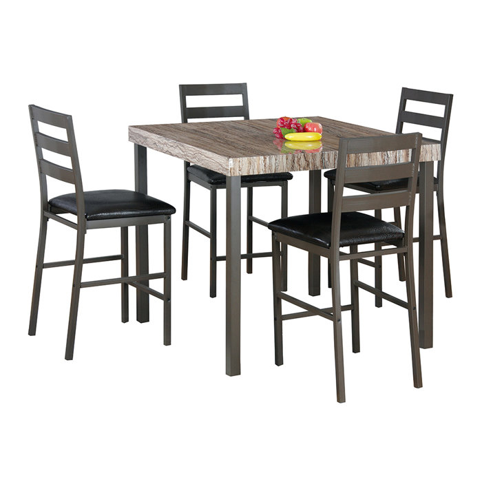 Cora 5 Piece Bistro Dining Set Cora 5 Piece Bistro Dining Set