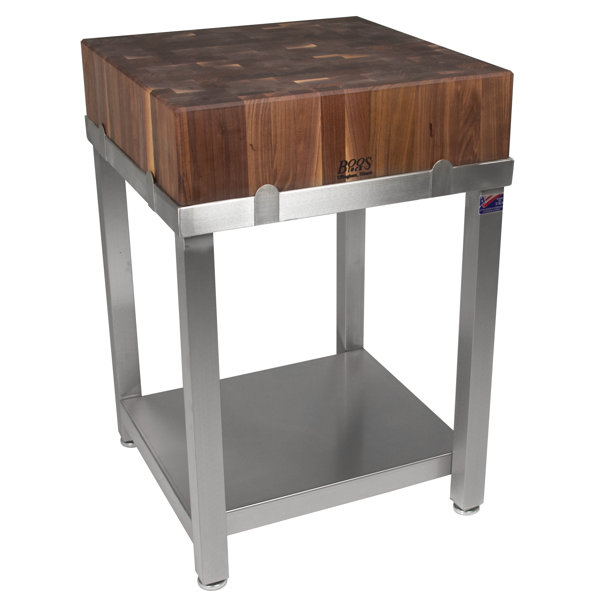 Cucina Americana Kitchen Island With Butcher Block By John Boos #2