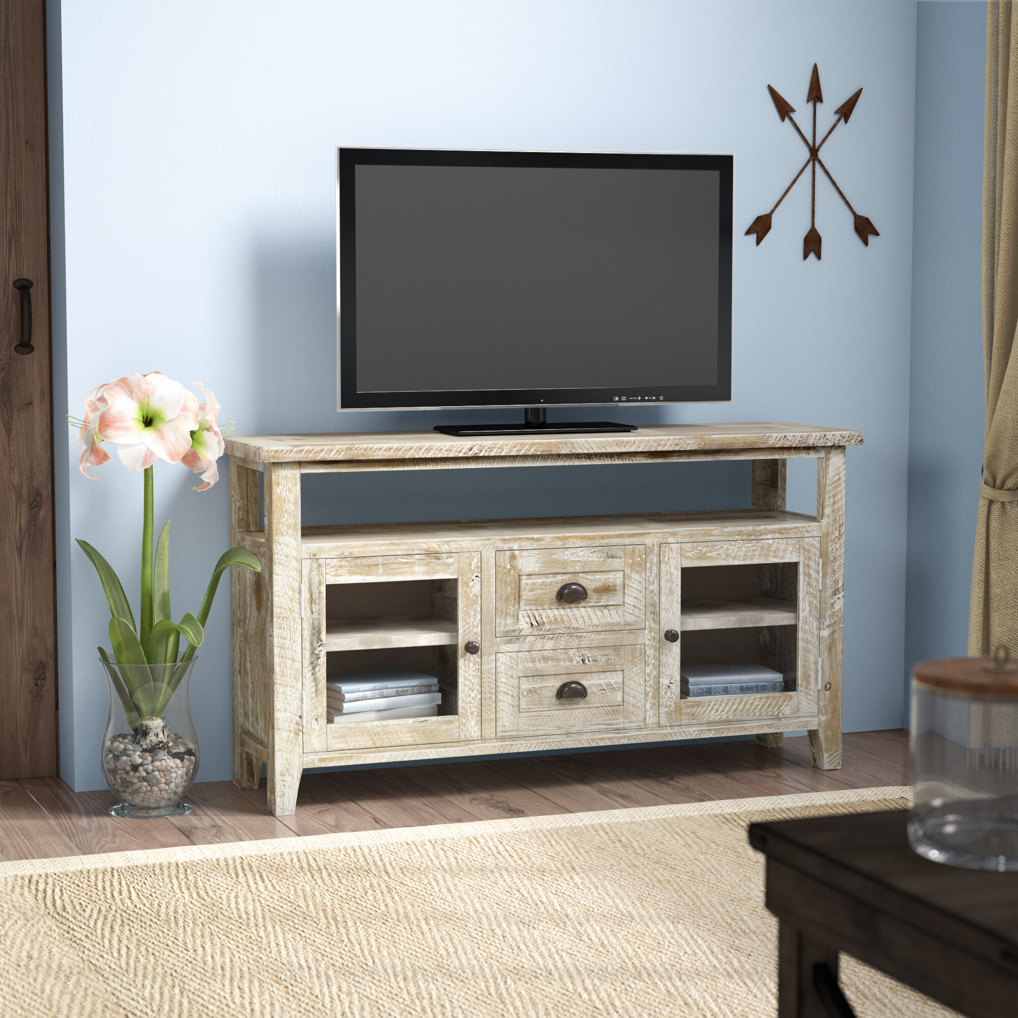 Mistana Jalynn Cabinet Enclosed Storage Tv Stand For Tvs Up To 60