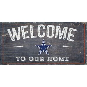 NFL Welcome Wall Du00e9cor