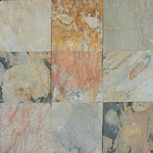 Autumn 12 X Slate Field Tile In Multi Autumn 12 X Slate Field Tile In Multi