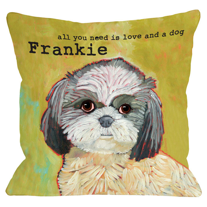 One Bella Casa Personalized Shih Tzu Throw Pillow Wayfair