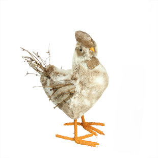 Craft Outlet Hen Figurine 5-Inch Set of 2