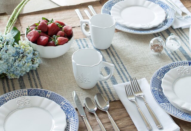 Blue Table Linen Sale