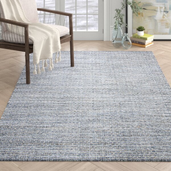 Kylee Geometric Handmade Flatweave Blue/Gray Area Rug & Reviews | Joss ...