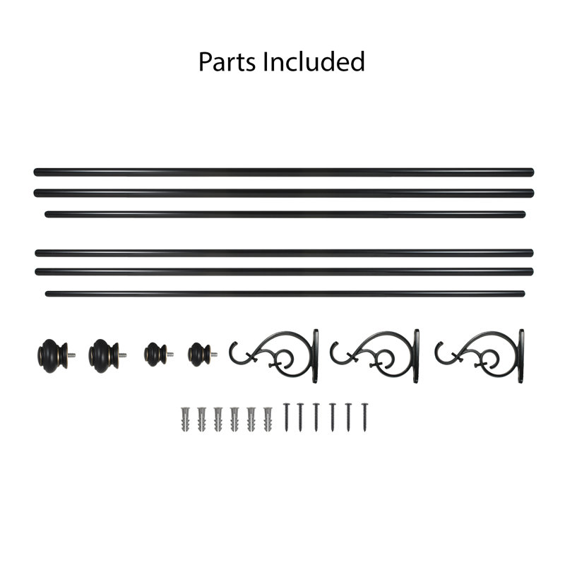 Bloxom Curtain Rod Set Reviews Joss Main