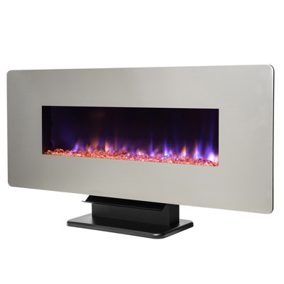 3 In 1 3d Remote Wall Mounted Electric Fireplace Akdy Finish