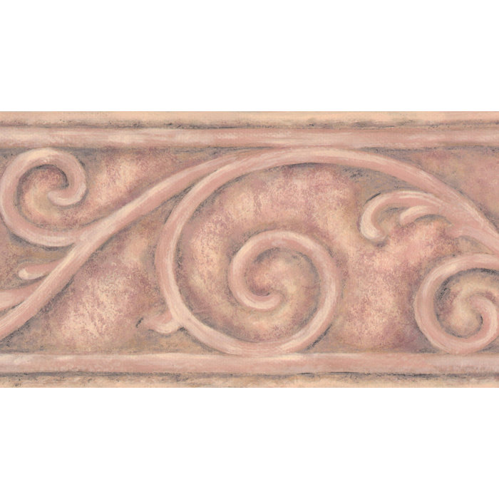 Astoria Grand Kogan Modern Beautiful Vines Damask 15 L X 6 75 W
