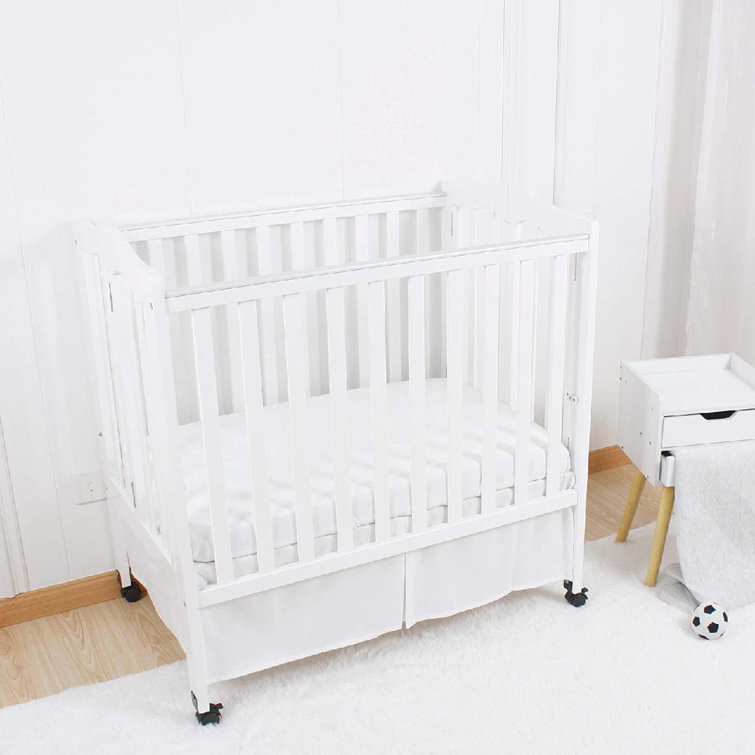 Lightinformation Jupe De Lit De Bebe Vert Fonce Pour Lit De Bebe Jupe De Chambre De Bebe Wayfair Ca