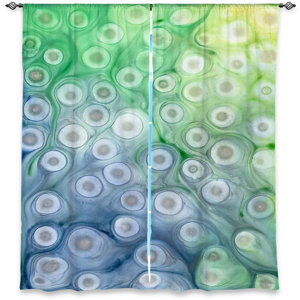 Abstract Room Darkening Curtain Panels (Set of 2)