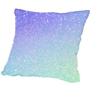 Glamour Shiny Sparkley Throw Pillow