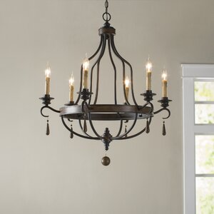 Coningsby 6-Light Candle-Style Chandelier