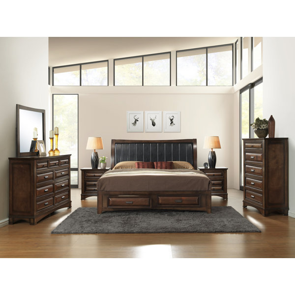 Best #1 North Adams Queen Platform 6 Piece Bedroom Set By Charlton Home Purchase