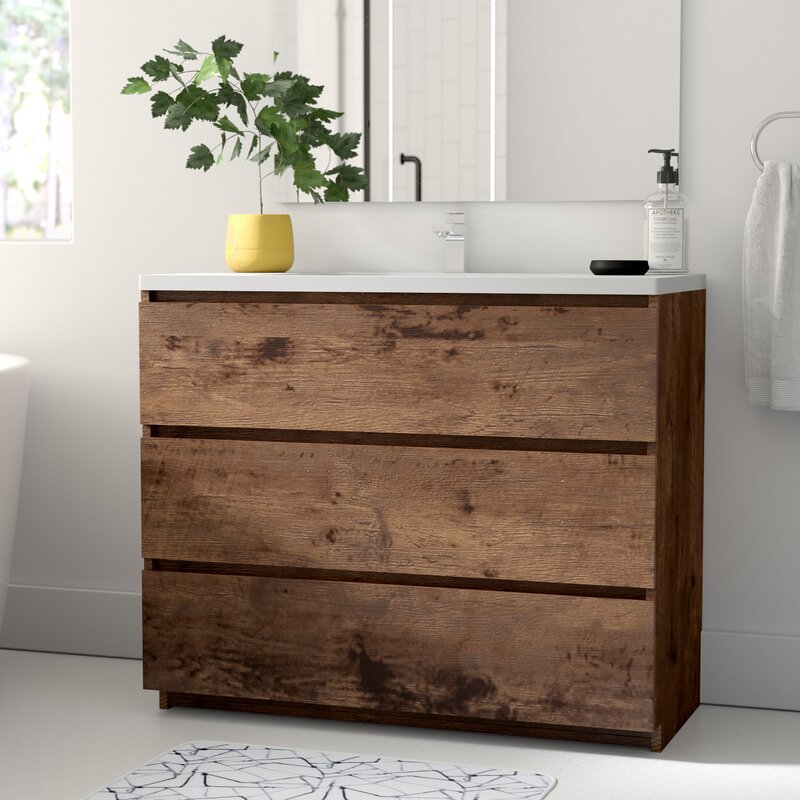 Zipcode Design Barrington 41.75" Single Bathroom Vanity ...