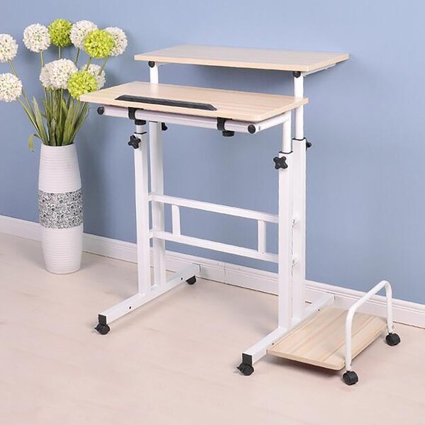 Mind Reader 2 Tier Sit And Standing Desk By Mind Reader Spacial