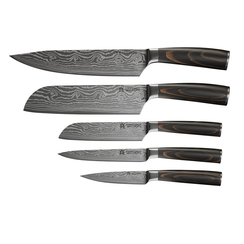 Yatoshi Knives Yatoshi Professional 5 Assorted Knife Set Reviews Wayfair