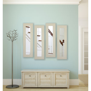 Molly Dawn Wall Mounted Panel Mirror (Set of 4)