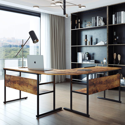 Multi-Function L-Shape Desk Inbox Zero