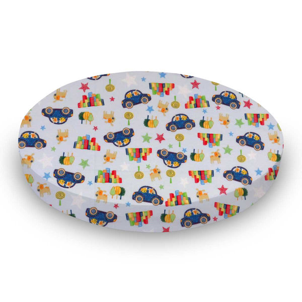 dog print crib sheets