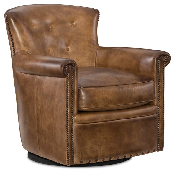 Jacob Swivel Club Chair By Hooker Furniture