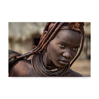 'Himba Girl' Photographic Print on Wrapped Canvas Trademark Fine Art Size: 30