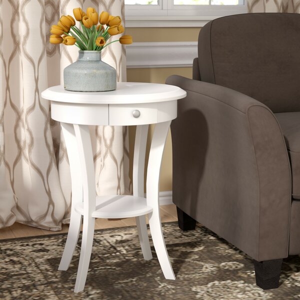 Emington End Table With Storage By Charlton Home