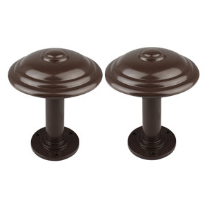 Tondo Metal Drapery Medallion Curtain Holdback (Set of 2)