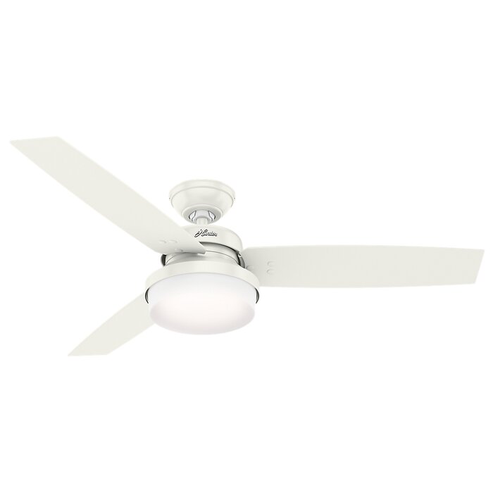 Sentinel 3 Blade Ceiling Fan With Remote Light Kit Included