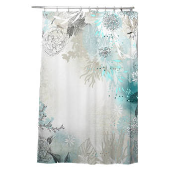 Bungalow Rose Holley Seafoam Single Shower Curtain Reviews Wayfair