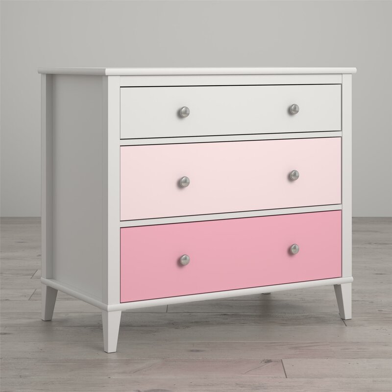 Little Seeds Monarch Hill Poppy 3 Drawer Dresser Reviews Wayfair