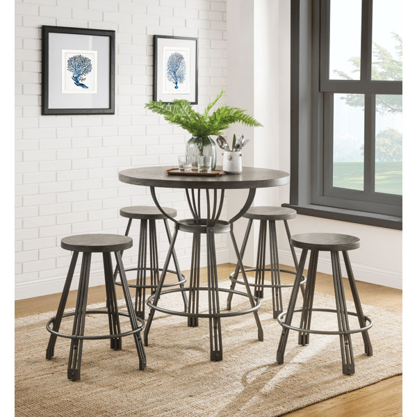 Reviews Bopp 5 Pieces Pack Counter Height Dining Set By Williston Forge Top Reviews