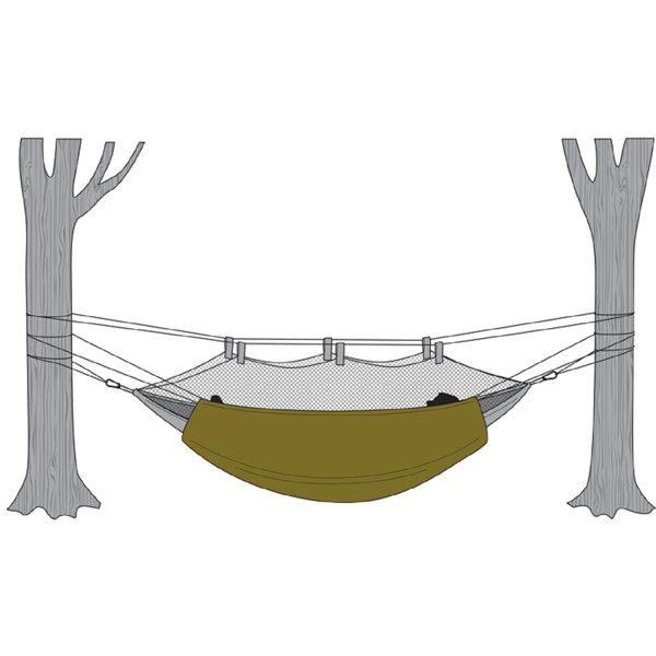 Under Blanket Camping Hammock by Snugpak