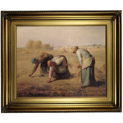Jean-Francois Millet  Gleaners Giclee Canvas Print