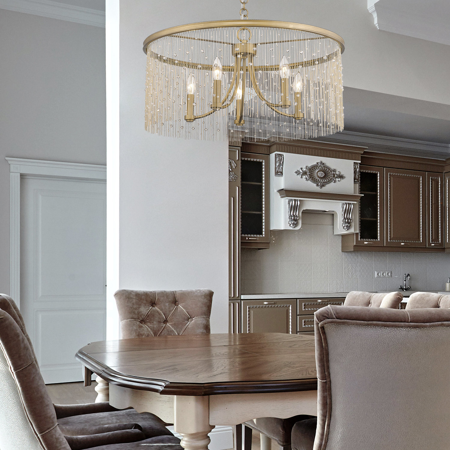 1920's dining room chandeliers