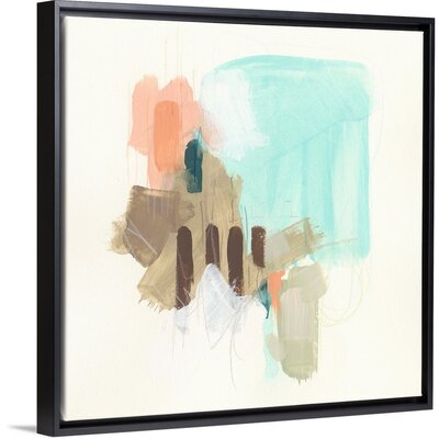 'Key Note Shuffle IV' by June Erica Vess - Painting Print Ebern Designs Format: Black Framed, Size: 38