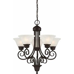 Troy 5-Light Shaded Chandelier