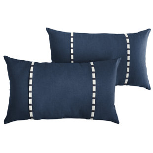 large navy throw pillows