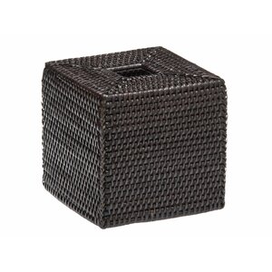 Sylvia Square Rattan Tissue Box Cover