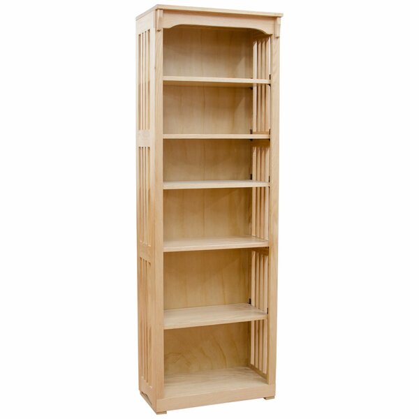 Amansara Solid Spindle Standard Bookcase By Canora Grey